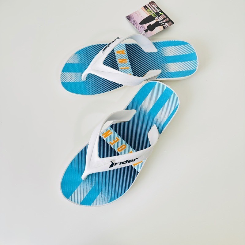 《現貨》RIDER WORLD CUP 男生 巴西尺寸37/38 世界盃 寬版鞋帶 夾腳拖鞋）-細節圖4