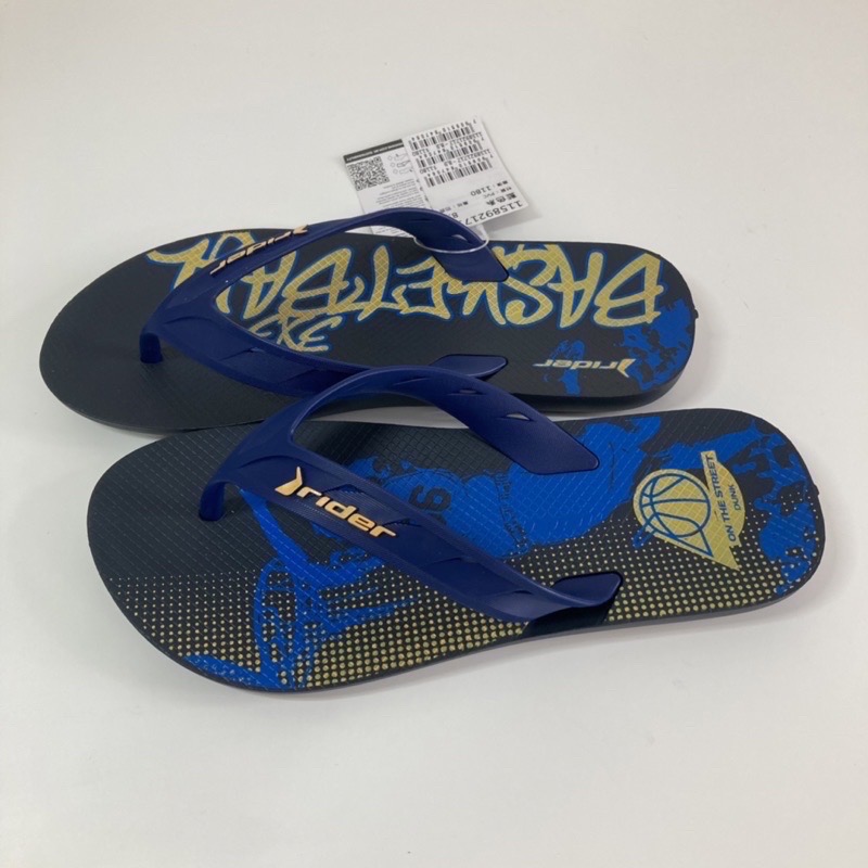 《現貨》RIDER STREET SPORTS  男生 MEN 拖鞋（巴西街頭型男 灌籃印花 人字夾腳拖鞋）-細節圖4