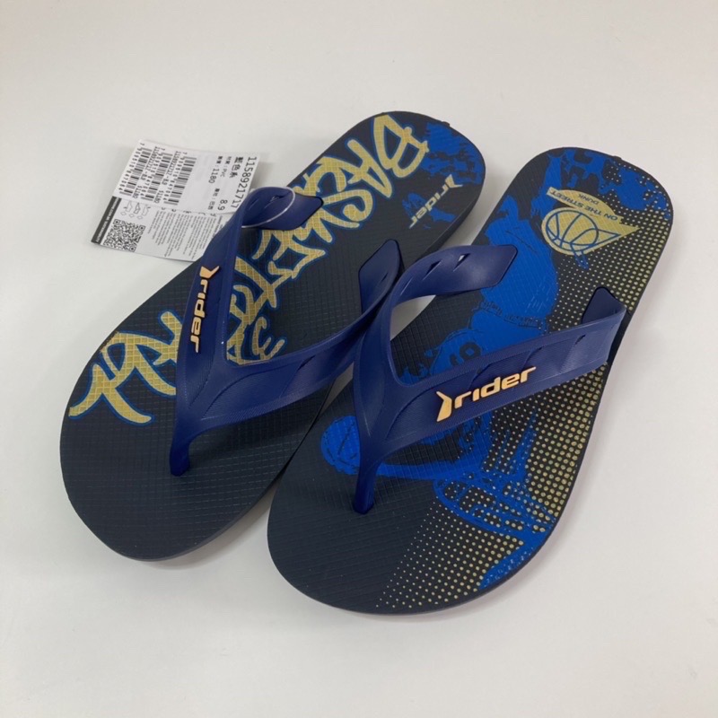 《現貨》RIDER STREET SPORTS  男生 MEN 拖鞋（巴西街頭型男 灌籃印花 人字夾腳拖鞋）-細節圖6