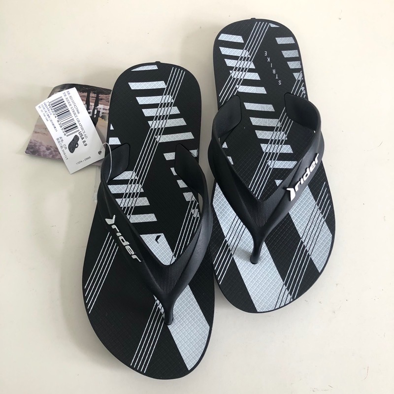 《現貨》RIDER STRIKE GRAPHICS 男生 MEN 拖鞋（巴西個性圖紋 寬版鞋帶 人字夾腳拖鞋）-細節圖9