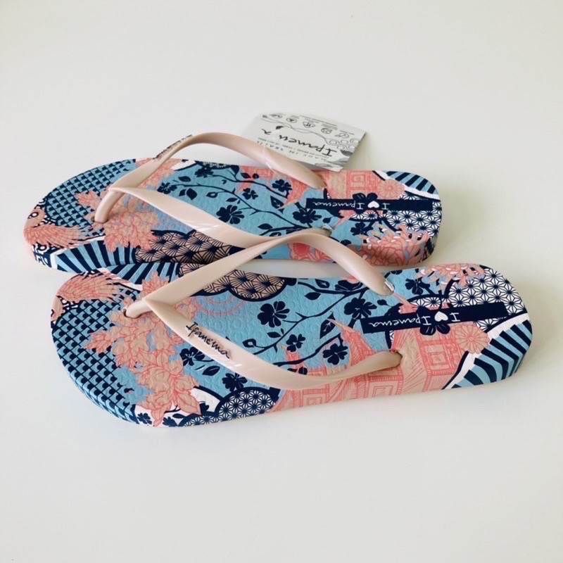 《現貨》IPANEMA SOL & MARI 女生 WOMEN 拖鞋（異國風情 曼妙女郎印花 人字夾腳拖鞋）-細節圖3