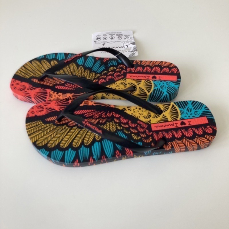 《現貨》IPANEMA SOL & MARI 女生 WOMEN 拖鞋（異國風情 曼妙女郎印花 人字夾腳拖鞋）-細節圖4