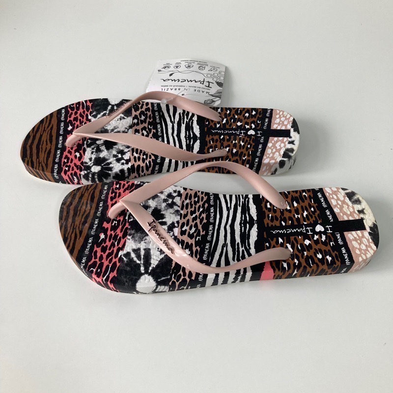 《現貨》IPANEMA SOL & MARI 女生 WOMEN 拖鞋（異國風情 曼妙女郎印花 人字夾腳拖鞋）-細節圖5