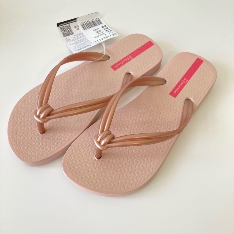 《現貨》IPANEMA ELO CHIC 女生 WOMEN 拖鞋（小日本風 扭結 噴砂面 夾腳拖鞋)-細節圖5