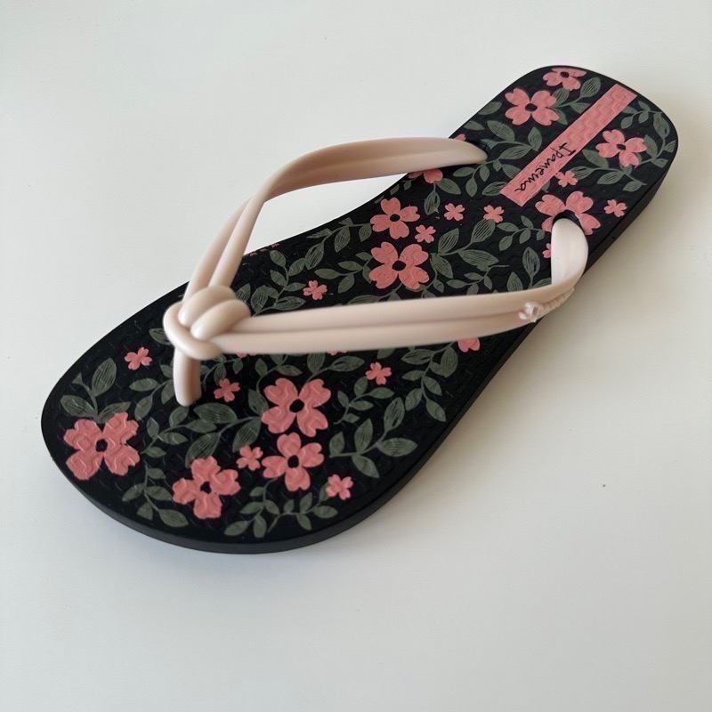 《現貨》IPANEMA ELO CHIC  ELO PRINT 女生（小日本風 扭結 噴砂面 花朵 仙人掌 夾腳拖鞋)-細節圖11