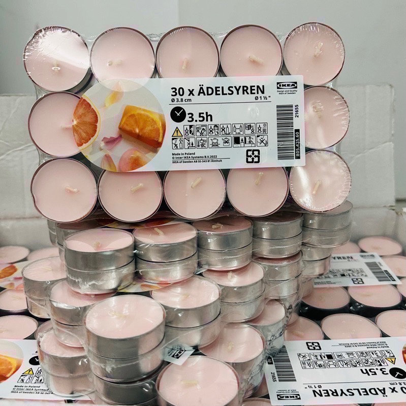 《現貨》【IKEA】芳香小蠟燭 10顆/30顆/60顆入 3.5小時-細節圖2