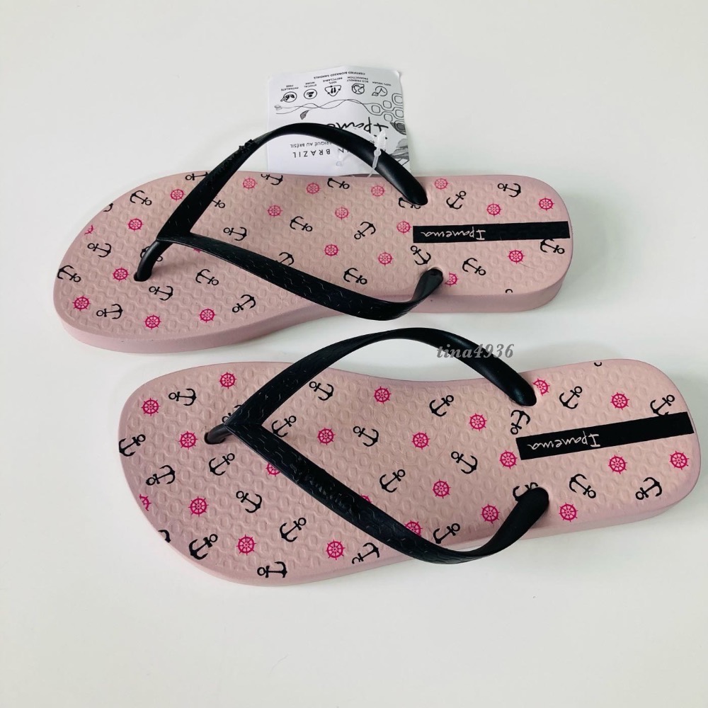 《現貨》IPANEMA ONLY WARNER PLAY 女生 拖鞋（趣味漫畫 海上風情 錨釘印花 人字夾腳拖鞋）-細節圖6
