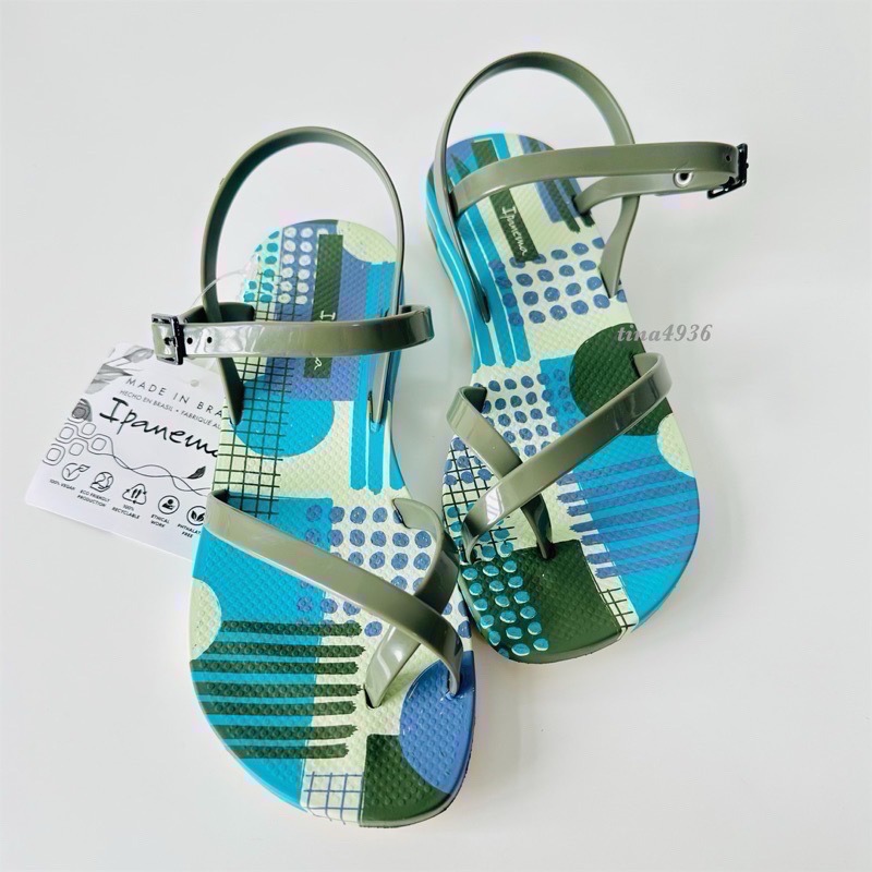 《現貨》IPANEMA FASHION X 女生 WOMEN 涼鞋（交叉 羅馬 X型 抽象 夾腳涼鞋）-細節圖5