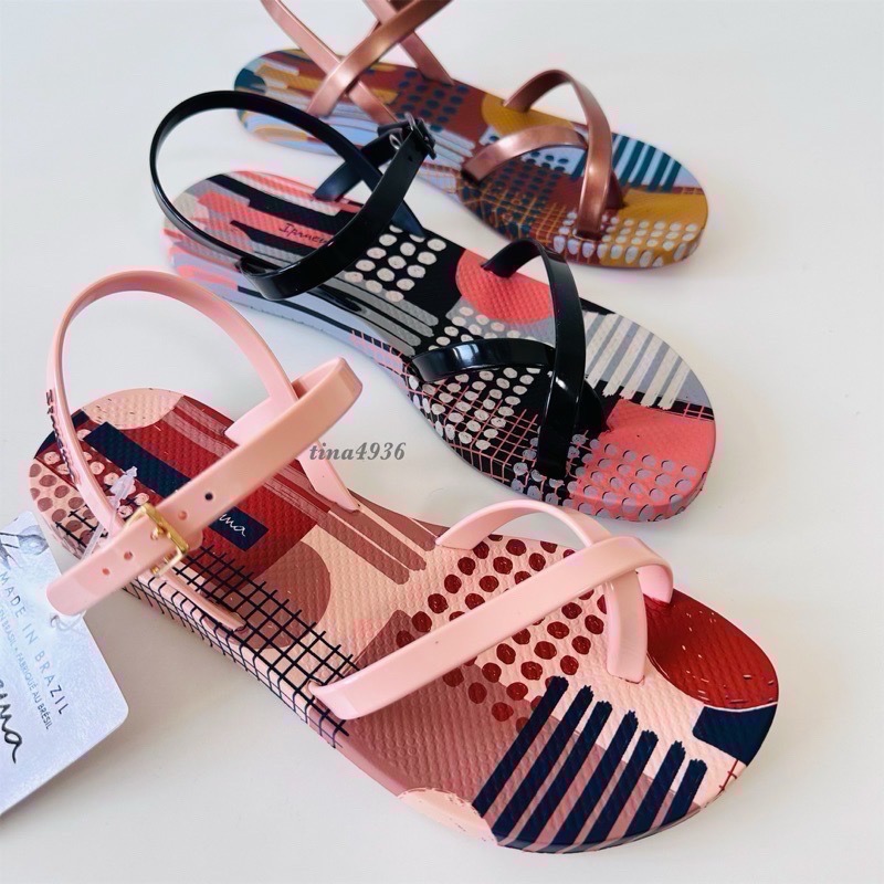 《現貨》IPANEMA FASHION X 女生 WOMEN 涼鞋（交叉 羅馬 X型 抽象 夾腳涼鞋）-細節圖7