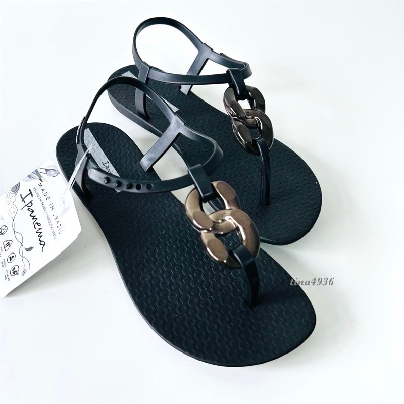 《現貨》IPANEMA CLASS CONNECT FEM 女生 WOMEN 涼鞋（窈窕淑女 雙環扣飾 T字 夾腳涼鞋)-細節圖6