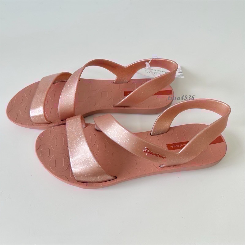 《現貨》IPANEMA VIBE SANDAL 女生 涼鞋（巴西感應系列 晶亮閃光 美背環帶 零著感 一字涼鞋）-細節圖3
