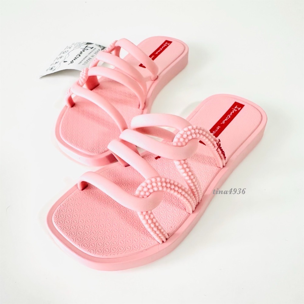 《現貨》IPANEMA SOLAR SLIDE KIDS 女童（方頭 希臘 繞帶設計 一字拖鞋）-細節圖4