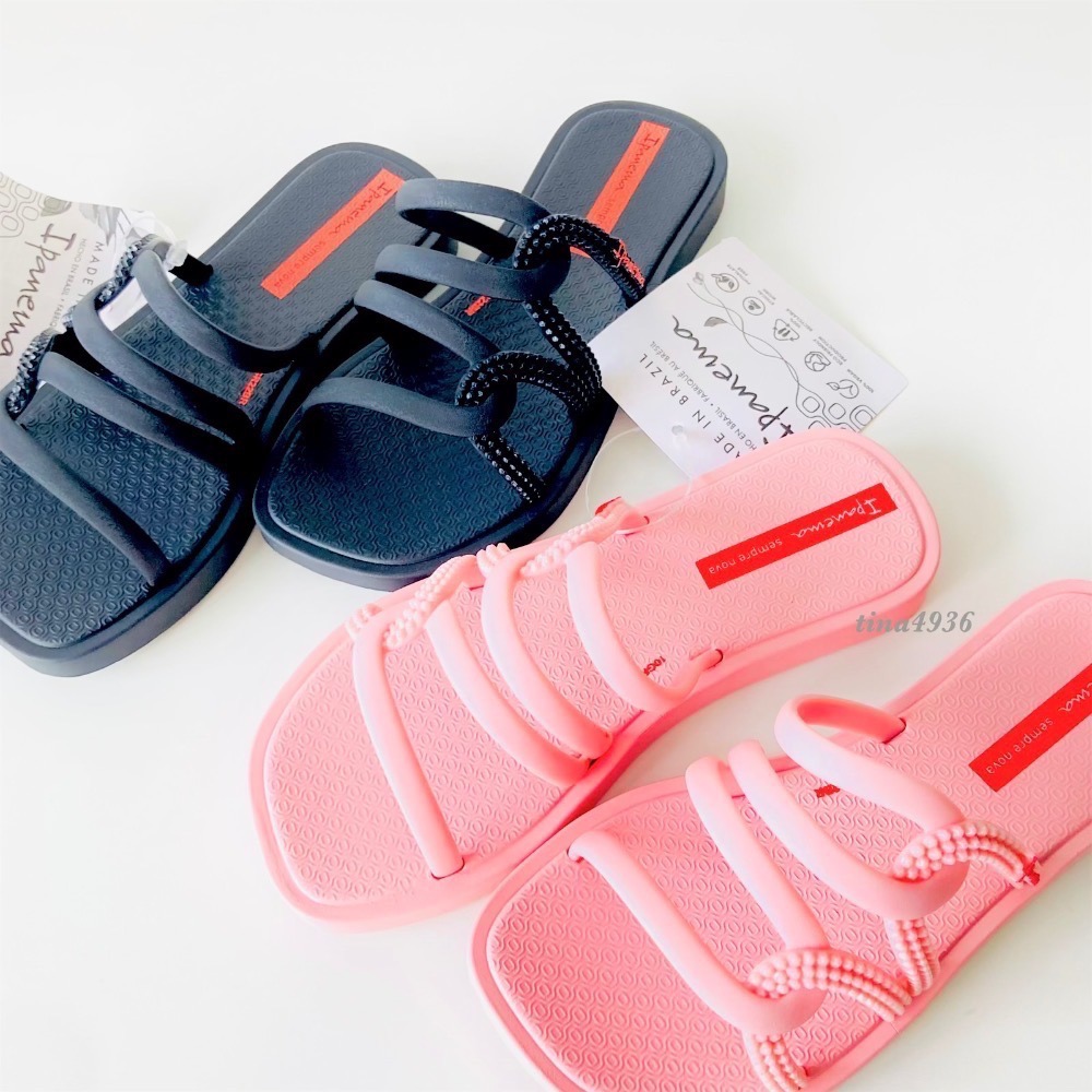 《現貨》IPANEMA SOLAR SLIDE KIDS 女童（方頭 希臘 繞帶設計 一字拖鞋）-細節圖5