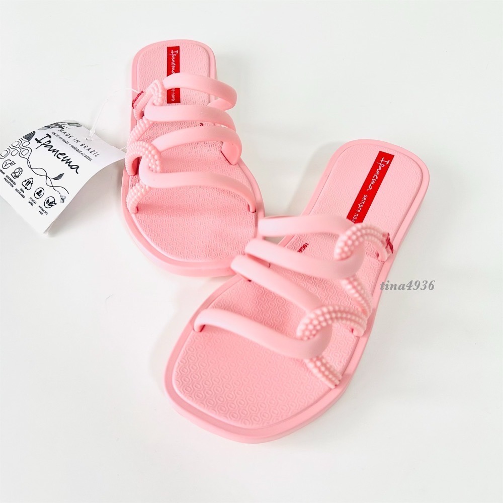 《現貨》IPANEMA SOLAR SLIDE KIDS 女童（方頭 希臘 繞帶設計 一字拖鞋）-細節圖6