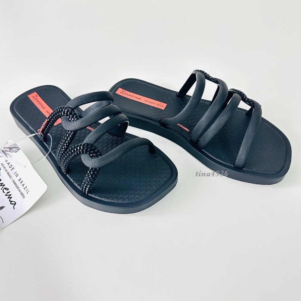 《現貨》IPANEMA SOLAR SLIDE KIDS 女童（方頭 希臘 繞帶設計 一字拖鞋）-細節圖9