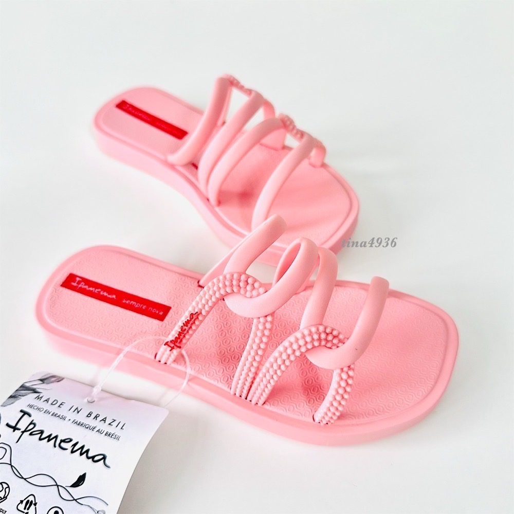 《現貨》IPANEMA SOLAR SLIDE KIDS 女童（方頭 希臘 繞帶設計 一字拖鞋）-細節圖10