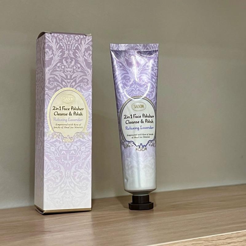 🐻[現貨✨臉部清潔🧽] SABON 二合一臉部純淨磨砂膏 臉部磨砂膏 60ml 200ml 薰衣草 薄荷 臉部去角質-細節圖4