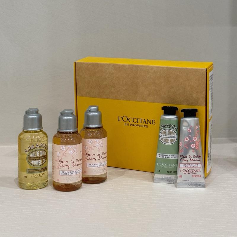 L’OCCITANE 歐舒丹｜旅行小樣組 櫻花沐浴膠 杏仁沐浴油 35ml 護手霜 10ml-細節圖9