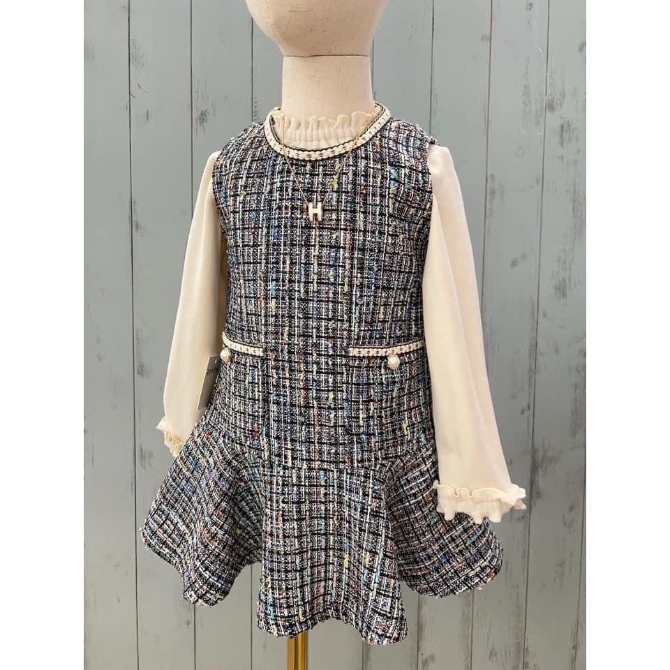 利好【24H出貨】台灣現貨 FairyWorld 韓風 小香款 套裝 童裝 兒童套裝 韓版童裝 下裙 女童  平價童裝-細節圖5