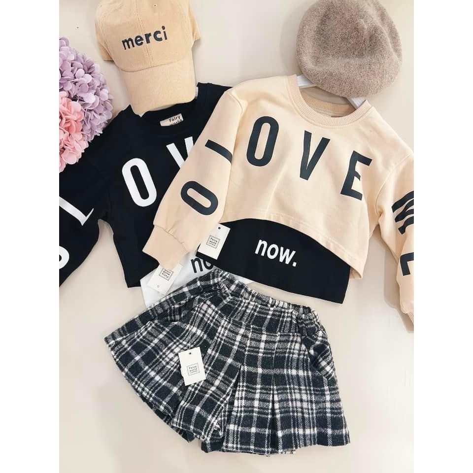 【24H出貨】台灣現貨 FairyWorld 學院風菱格  套裝 童裝 兒童套裝 韓版童裝 下裙 女童 女 平價童裝-細節圖4