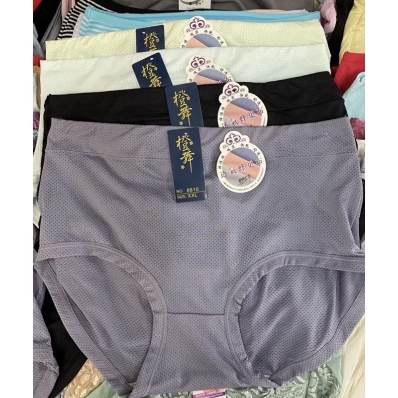 利好 超透氣 超柔軟 高腰網眼透氣內褲 L/XL/XXL/5L/6L尺碼 尺碼齊全👍🏼 #8810-細節圖6