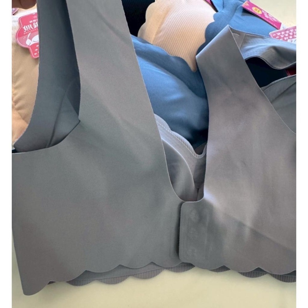 『利好』快速出貨 B.C.D無鋼圈背心內衣➡️包覆佳 穩定集中 涼感透氣 有加大尺碼👍#7282-細節圖2