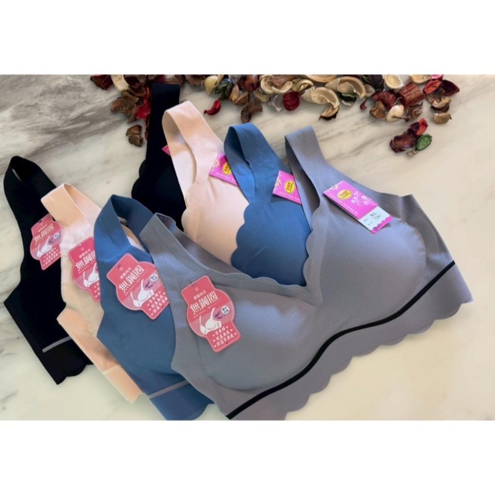 『利好』快速出貨 B.C.D無鋼圈背心內衣➡️包覆佳 穩定集中 涼感透氣 有加大尺碼👍#7282-細節圖4