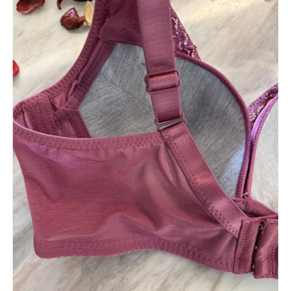 『利好』快速出貨 C罩杯 無鋼圈內衣➡️立體薄襯 深V全包式👍集中托高 舒適親膚 輕薄涼感❤️#3988-細節圖4