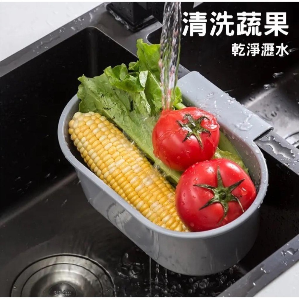 『利好』快速 台灣現貨 廚房蔬果瀝水籃 洗米盆 洗菜盆 洗米神器 洗菜盆 洗水果神器 洗菜瀝水盆 瀝水籃 瀝水盆 洗菜籃-細節圖6