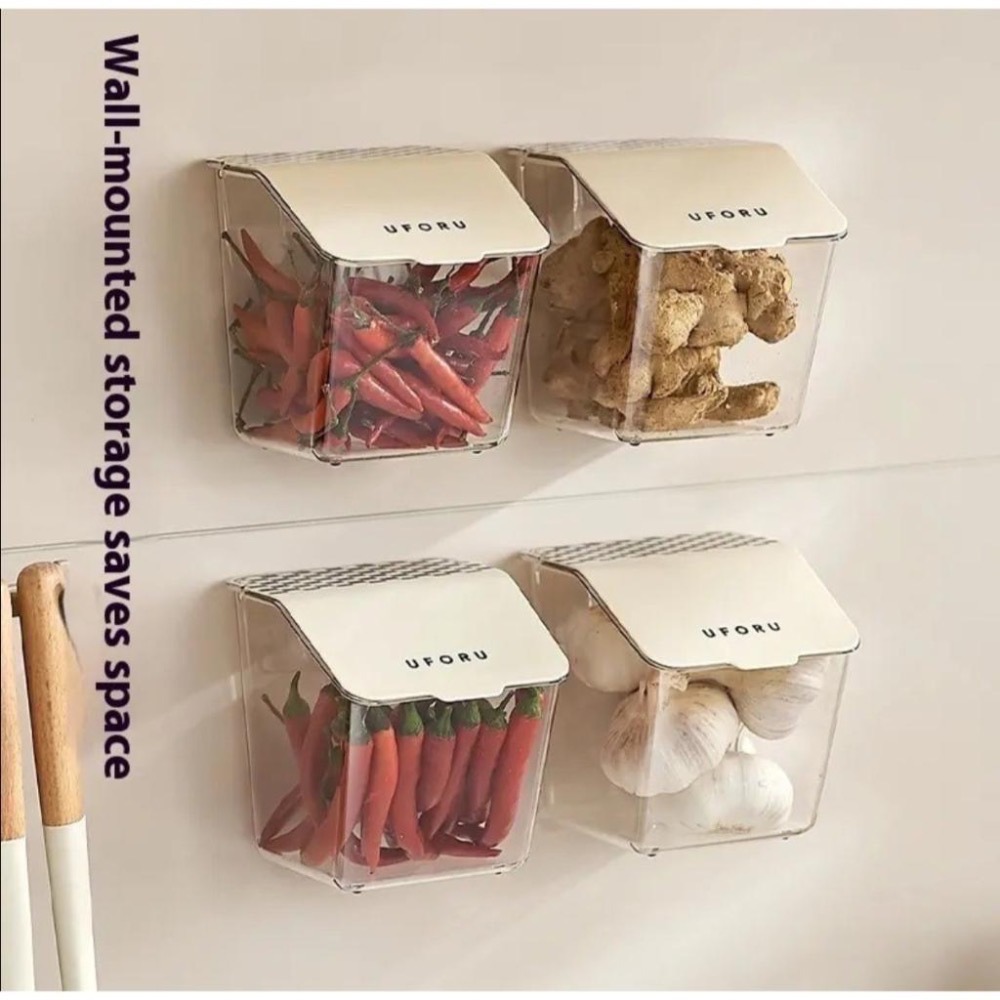 『利好』快速出貨 現貨 免釘壁掛收納盒 文具收納盒 茶包收納盒 髮飾收納盒 小物收納盒 桌上收納 衛浴收納-細節圖2