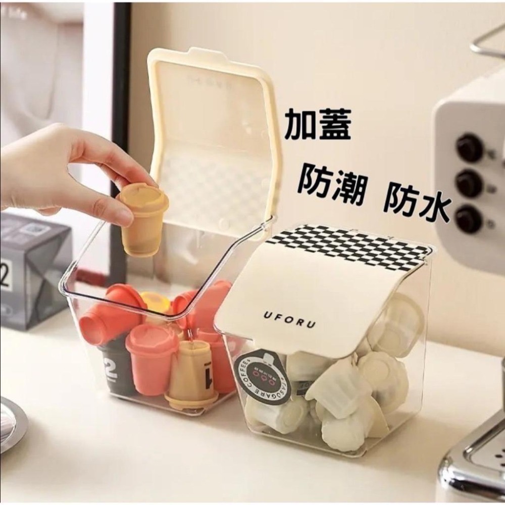 『利好』快速出貨 現貨 免釘壁掛收納盒 文具收納盒 茶包收納盒 髮飾收納盒 小物收納盒 桌上收納 衛浴收納-細節圖7