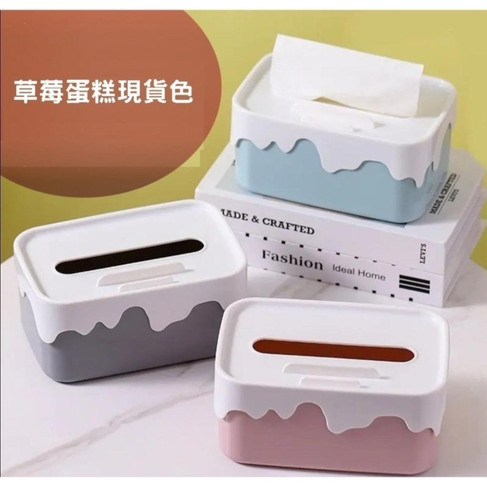 『利好』台灣現貨 手機架紙巾盒 加厚衛生紙盒 紙巾盒 北歐風手機支架紙巾盒 面紙盒 衛生紙盒 蛋糕造型衛生紙盒 多功能-細節圖2