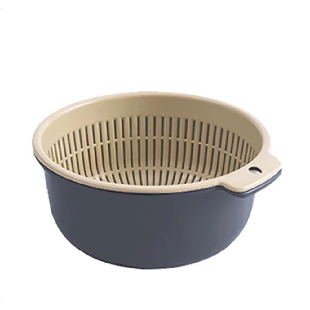 『利好』快速出貨 台灣現貨 雙層瀝水籃 莫蘭迪色瀝水籃 蔬果洗菜 瀝水籃 洗菜籃 洗菜盆 水果籃 水個盆 收納籃 蔬果籃-細節圖8