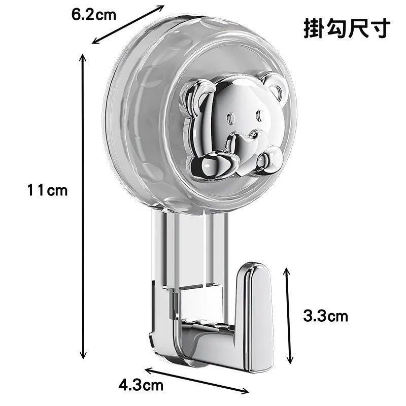 『利好』快速出貨台灣現貨！輕奢華吸盤掛鉤 超強吸力 免打孔 無痕 浴室收納 浴巾勾 毛巾勾 衣物勾 時尚掛勾 居家掛勾-細節圖6