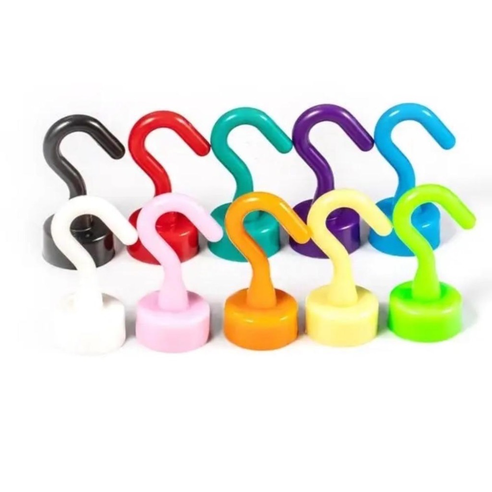 『利好』快速出貨 台灣現貨 塑料磁鐵掛勾 磁吸掛勾 不需打孔 不需黏貼 吸力超強 耐重量高-細節圖7