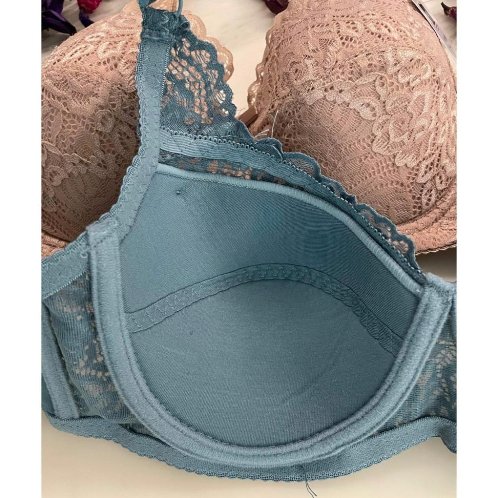 『利好』快速出貨 C罩杯 無墊內衣👉薄款透氣 全罩杯服貼不壓胸❤️素色好穿搭👍#5025-細節圖4