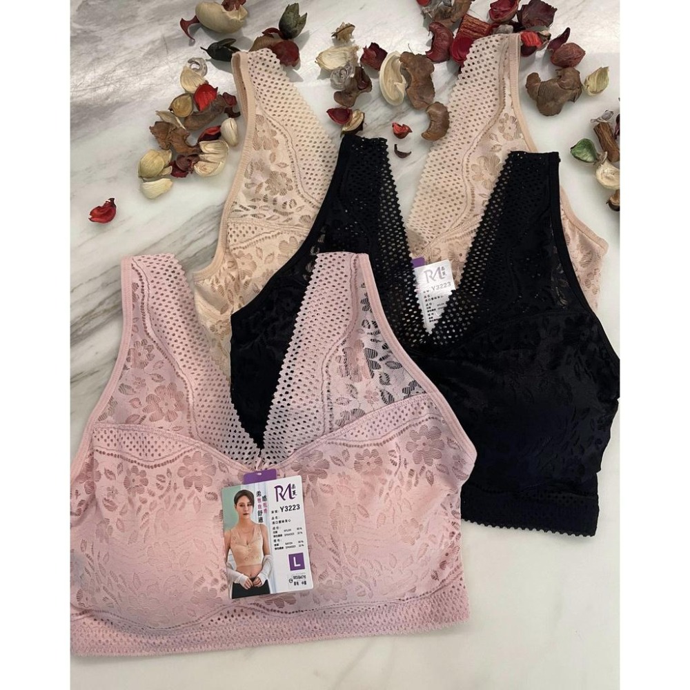 『利好』快速出貨💰降價款 無鋼圈背心 一片式罩杯墊❤️運動內衣 蕾絲內衣➡️有分尺碼唷✅ 集中 穩定不跑杯‼️-細節圖2