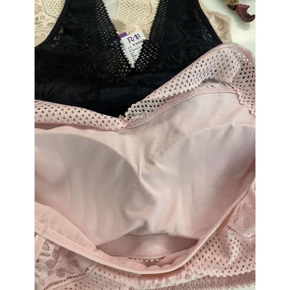 『利好』快速出貨💰降價款 無鋼圈背心 一片式罩杯墊❤️運動內衣 蕾絲內衣➡️有分尺碼唷✅ 集中 穩定不跑杯‼️-細節圖5