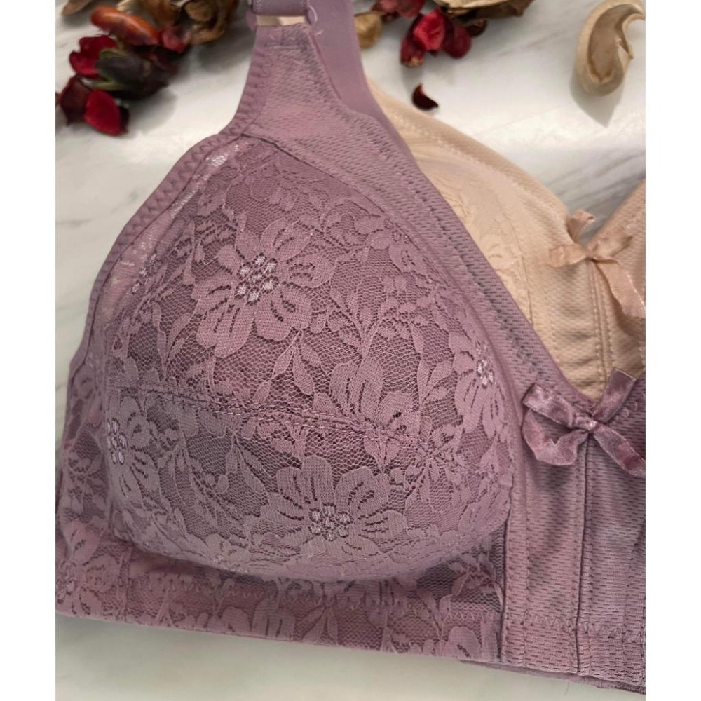 『利好』快速出貨 C罩杯 無鋼圈 無墊款 媽媽款內衣 透氣背料 不易鬆弛 加大尺碼到46號👍#7008-細節圖3