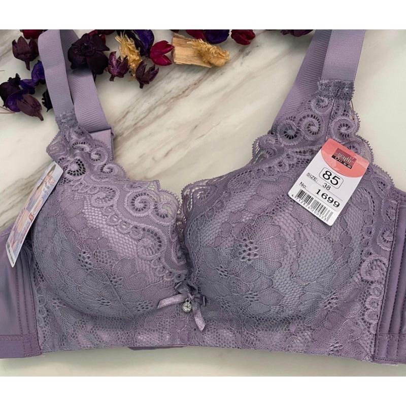 『利好』快速出貨 C罩杯 無鋼圈👍柔軟蕾絲 親膚舒適 舒適透氣‼️寬肩帶減壓設計👍#1699-細節圖2