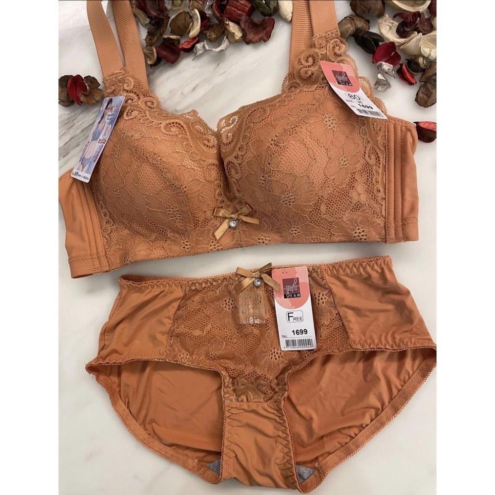 『利好』快速出貨 C罩杯 無鋼圈👍柔軟蕾絲 親膚舒適 舒適透氣‼️寬肩帶減壓設計👍#1699-細節圖7