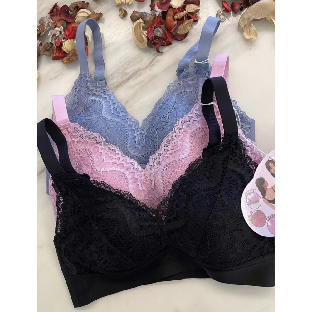 『利好』運動內衣 無鋼圈 固定罩杯 👉無痕後扣內衣 透氣內墊♥️涼感舒適材質👍輕、薄、舒適、集中包覆❤️#9195-細節圖3