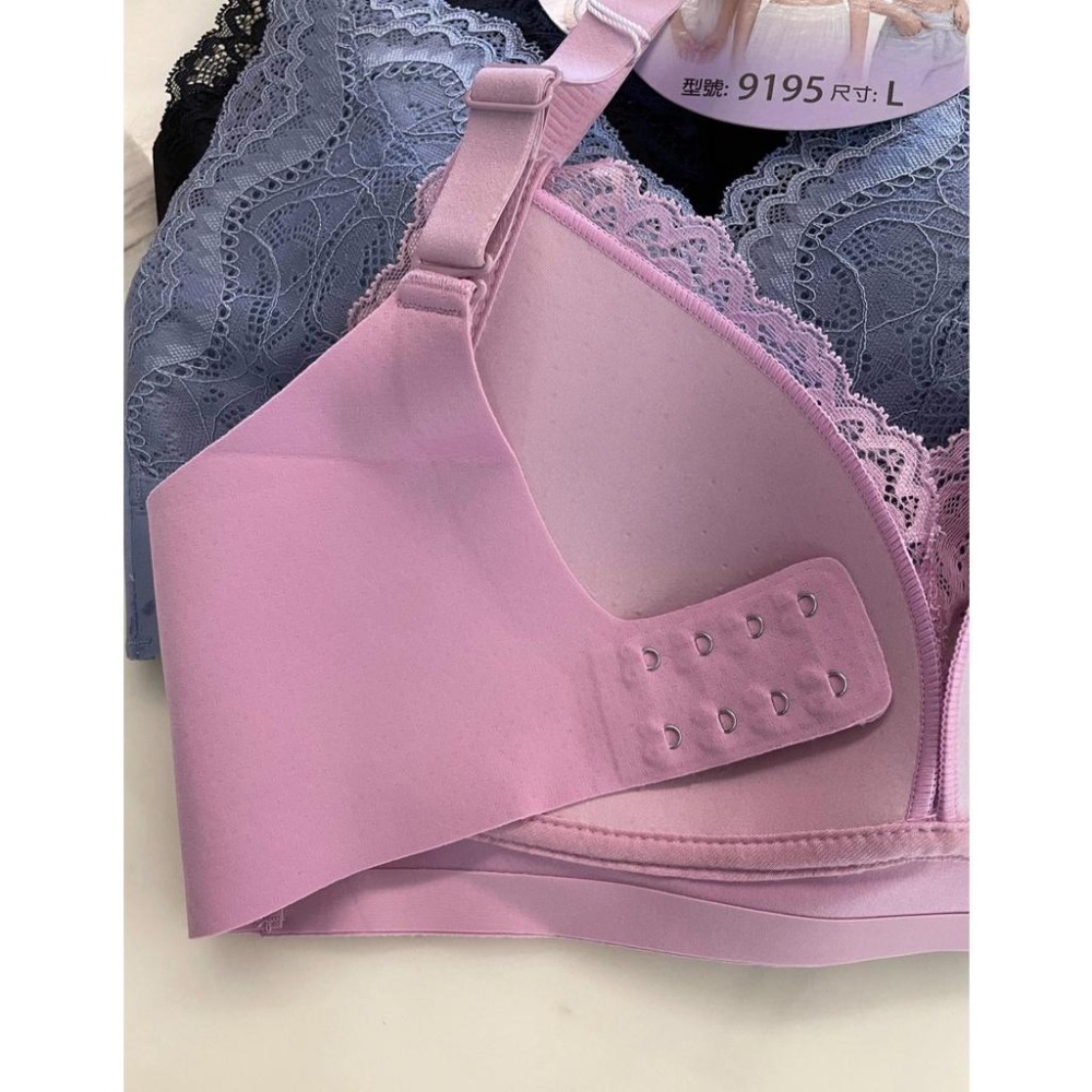 『利好』運動內衣 無鋼圈 固定罩杯 👉無痕後扣內衣 透氣內墊♥️涼感舒適材質👍輕、薄、舒適、集中包覆❤️#9195-細節圖4