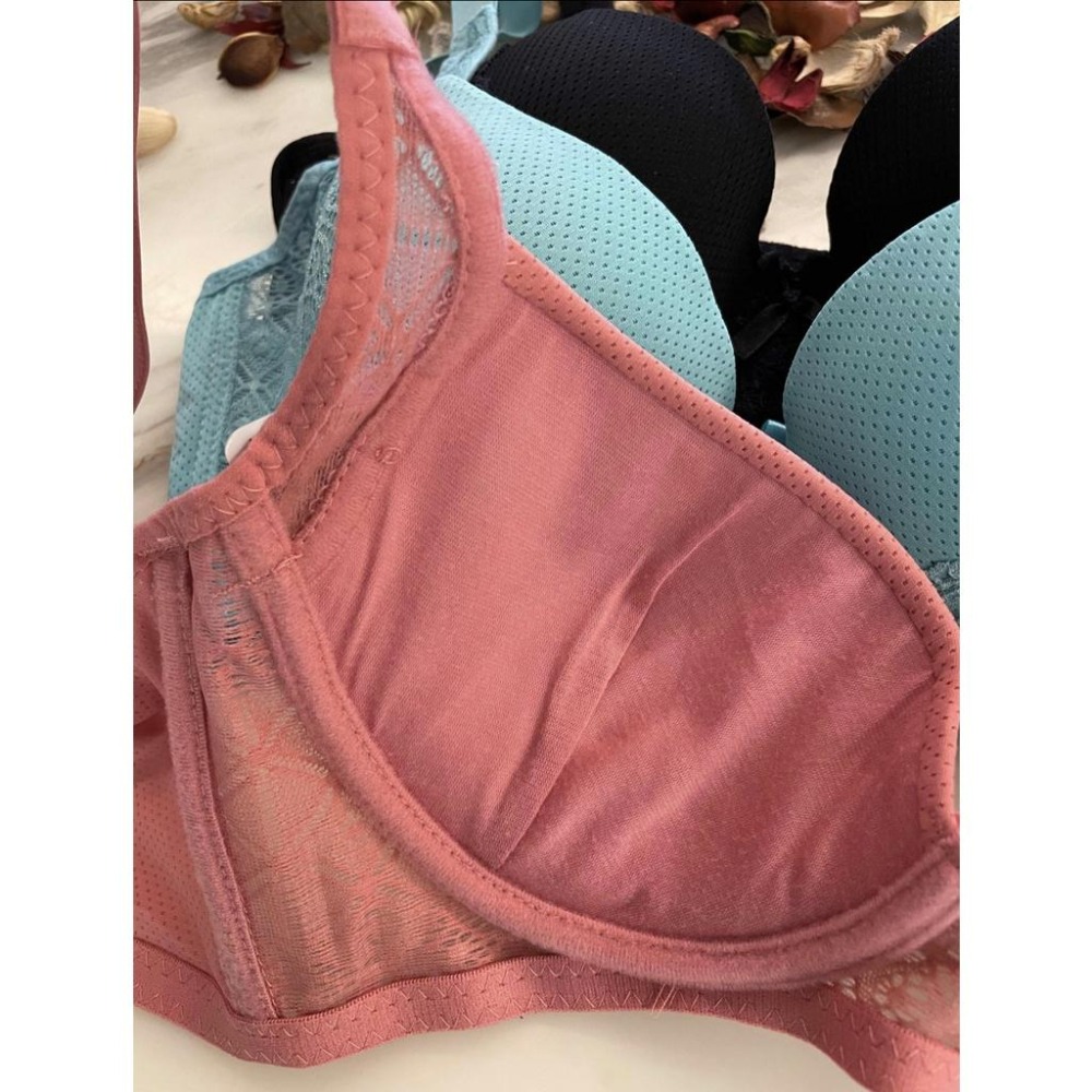 『利好』 B罩杯 軟鋼圈（下墊1.2公分） 斜邊加高 款版3排扣 👉透氣布料 不悶熱‼️舒適 親膚 ♥️#8862-細節圖4