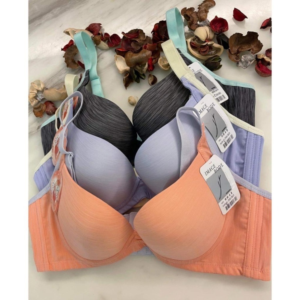 『利好』快速 台灣製MIT B.C罩杯 軟鋼圈 光滑面內衣 下厚2cm 斜邊加高寬版3排扣👉雙色搭配點綴 質感極佳👍-細節圖2