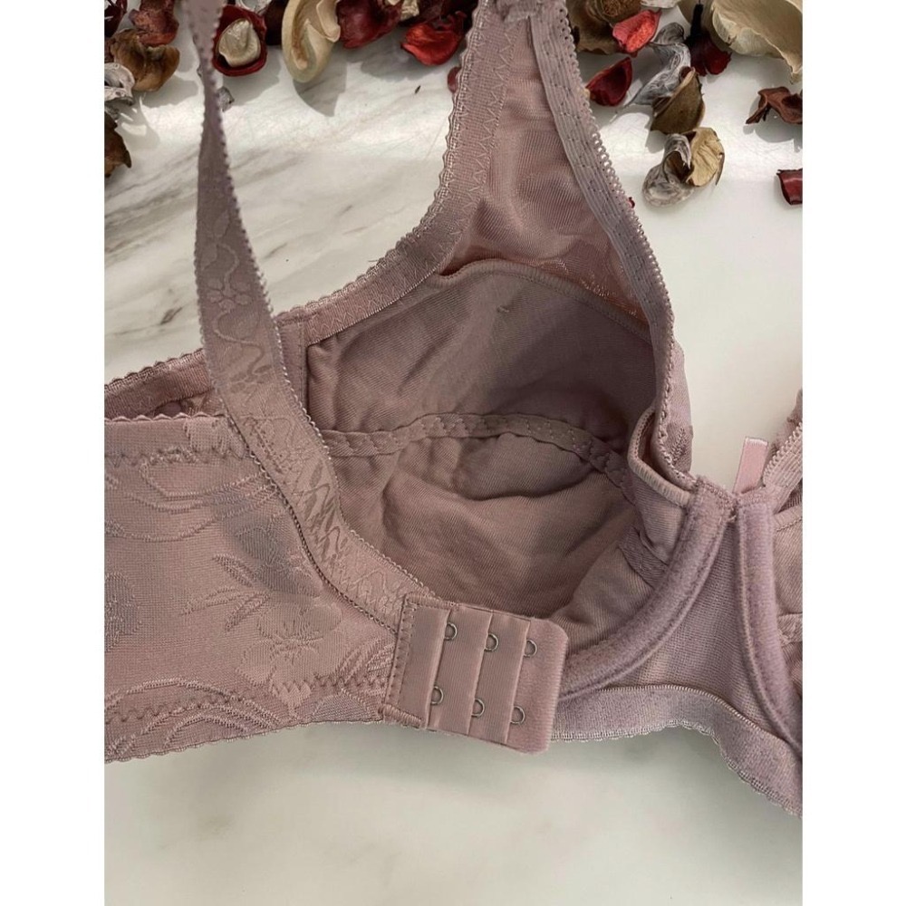 『利好』快速出貨 大D罩杯、E罩杯 無墊內衣👈完美包覆 2排扣 6030大尺碼34～42#6030-細節圖3