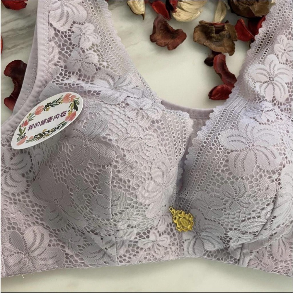 『利好』 C罩杯 無鋼圈內衣 立體薄襯 全蕾絲造型 性感加分 輕盈不壓胸🥰#8063-細節圖5