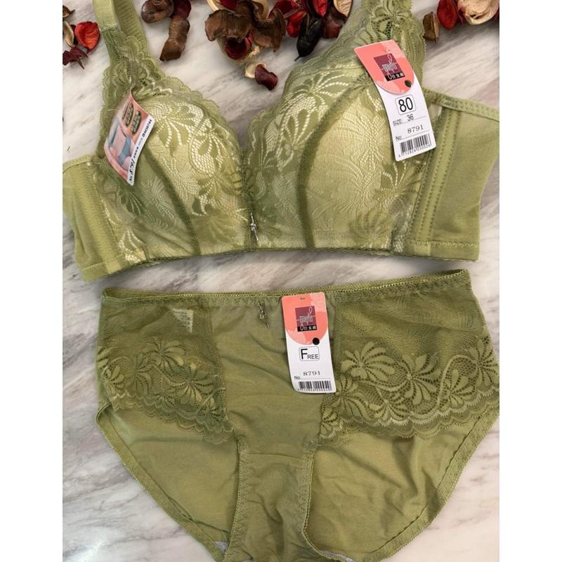 『利好』快速出貨 B罩杯 無鋼圈內衣 立體薄襯 ⭐️集中防擴 雙軟膠條 側推穩固 精美蕾絲設計👍#8791-細節圖9