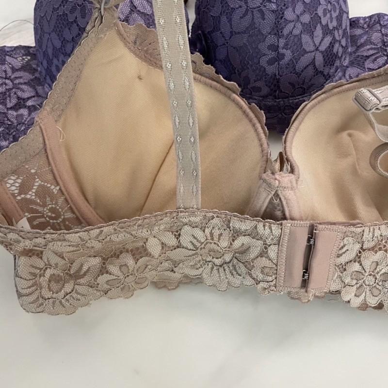 『利好』快速出貨  A~B罩杯（微墊1.3公分）軟鋼圈 👉2排扣 雙層後背料 不易鬆👍#9166-細節圖2