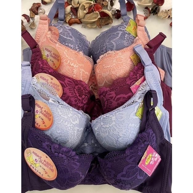 『利好』快速出貨 D罩杯 立體薄襯內衣 🌸🌼夏季清爽顏色 斜邊加高3排扣（立體均墊）#13101-細節圖8